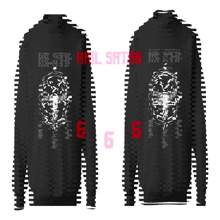 Hailatan 666 バフォメット ペンタグラム ルシファー オカルトサタニック スウェットシャツ