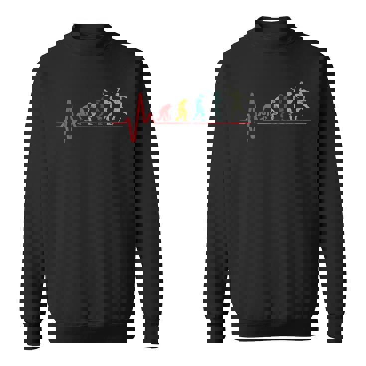 Handball Playerintage Retro Heartbeat Evolution Handball Sweater e