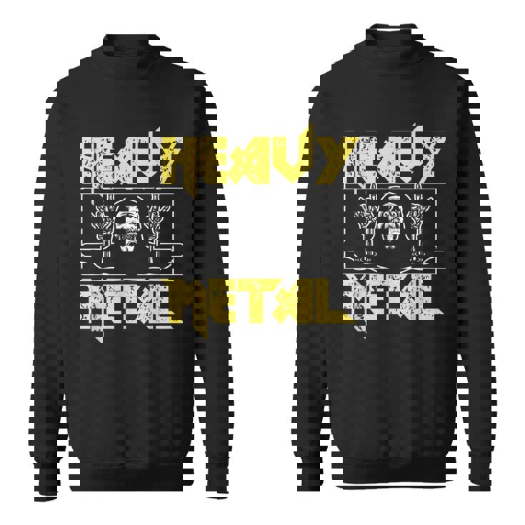 Heavy Metal Death Rock Keleton Horns Up ヘヴィメタル スウェットシャツ