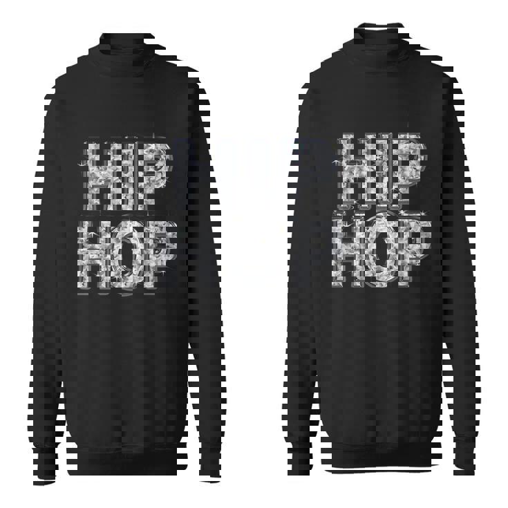 Hip Hop ヒップホップ（ダイヤモンド フォント）【Streetstarz ストリートスターズ】文字 かっこいい スウェットシャツ