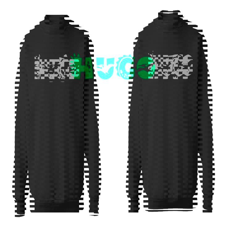 Hugo パーソナライズ ボーイズ 恐竜 T レックス キュート カスタム スウェットシャツ