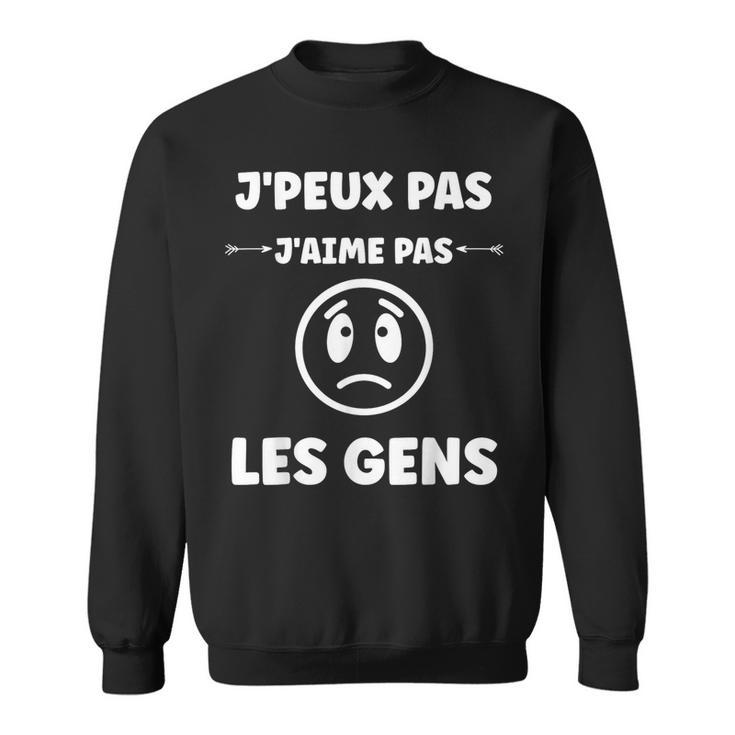 Humoristique Antiocial Humour J'aime Pas Les Gens Sweater e