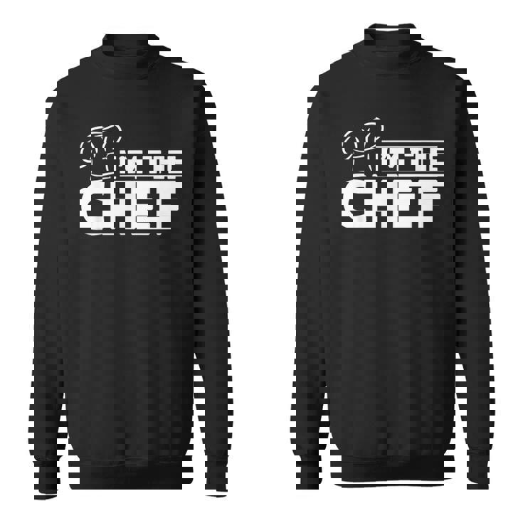 メンズ I'm The Chef クッキングハット フードクッキング シェフ キッチン フードクック スウェットシャツ