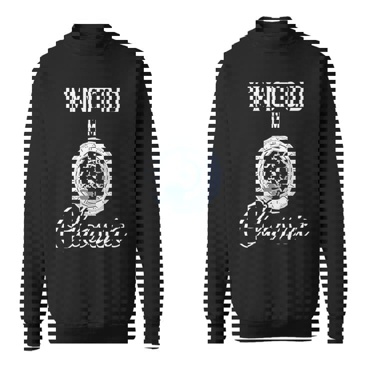 I'm Not Old I'm Classic 面白いヴィンテージ時計 メンズグラフィック 長袖tシャツ スウェットシャツ