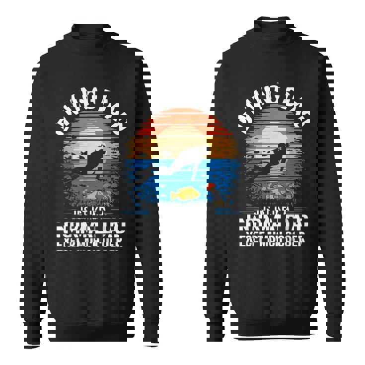 Immersioniubacquee Dad Humor Novelty Daddy cuba Diver Felpa