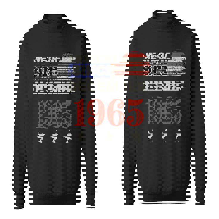 Impresionante Banderaintage De Estados Unidos Desde 1965 De Diciembre De 1965 Manga Larga Camisa de entrenamiento