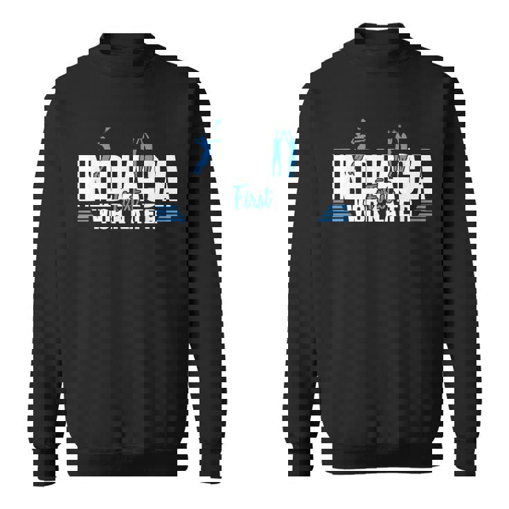 Indiaca First Work Later Handhuttlecock Peteca Indiaca スウェットシャツ