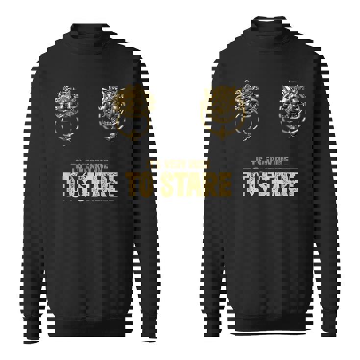 It'sery Rude Totare ラビリンス ドアノッカー スウェットシャツ