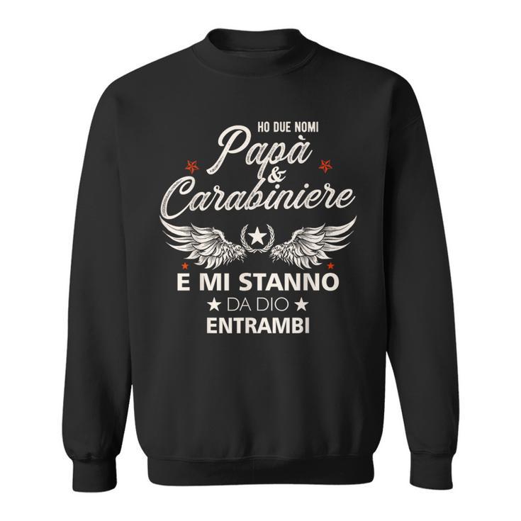 Italiano Papa Carabiniere Festa Del Papà Regalo Italiano Felpa