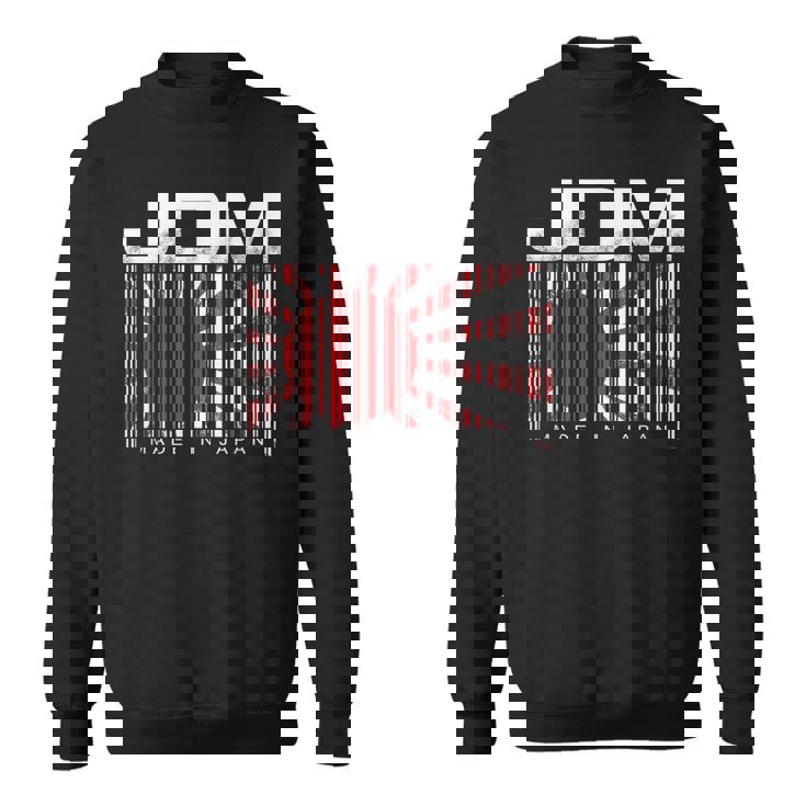 Jdm Barcode Made In Japan モータースポーツ メンズ シャツ スウェットシャツ