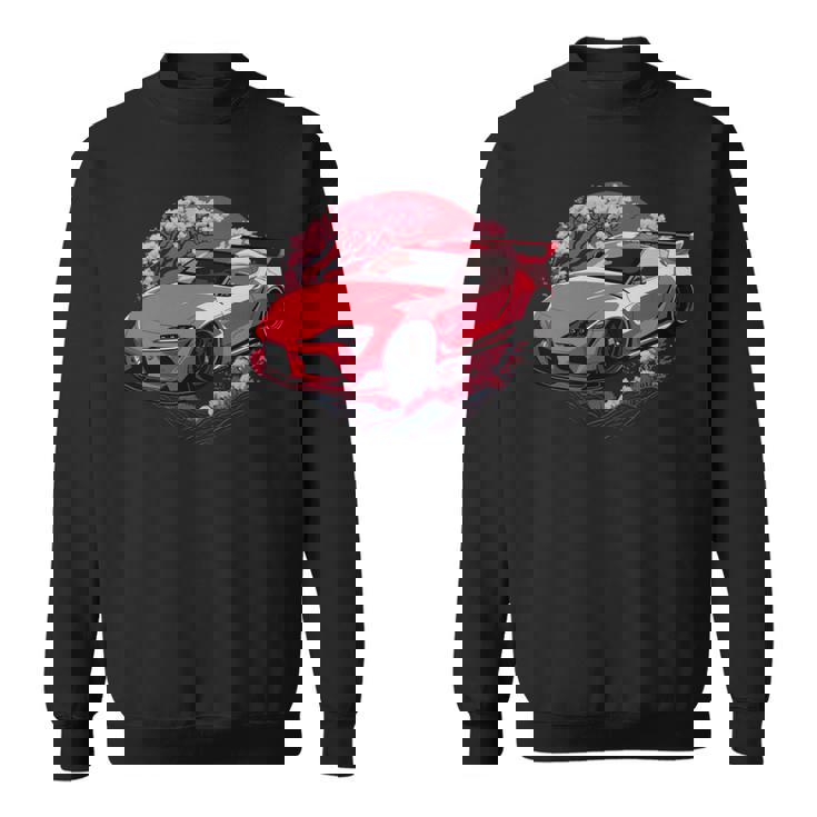 Jdmupra Mk5 Gr 桜 2Jz スタンスグラフィックtシャツ 長袖tシャツ スウェットシャツ