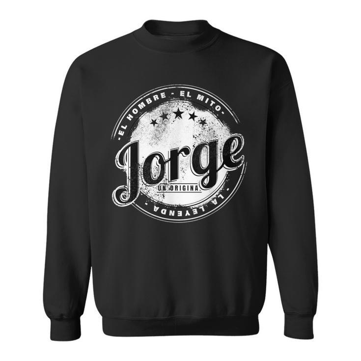 Jorge El Hombre El Mito La Leyend Jorge Nombre Camisa de entrenamiento