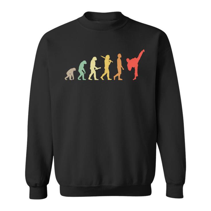 Karaté Évolution Rétro Cadeau Pour Karatéka Sweater e