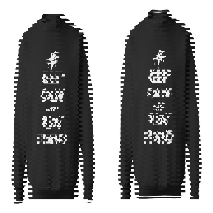 Keep Calm Piano Sweater e
