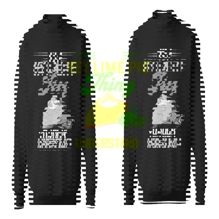 Key Lime Pie Thing レモンパイ デザート タルト フロリダパイ 長袖tシャツ スウェットシャツ