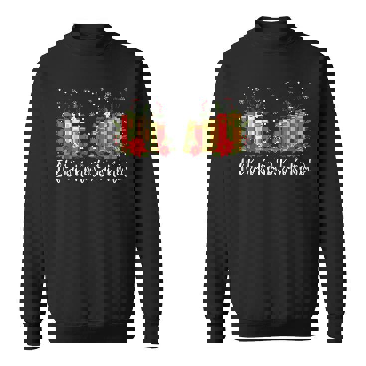 If You Know You Know 6 7 Reading Books Christmas Sweatshirt Unisex