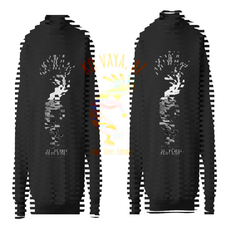 Koaya アリゾナ Usa ダンシング ココペリ 南西部デザイン スウェットシャツ