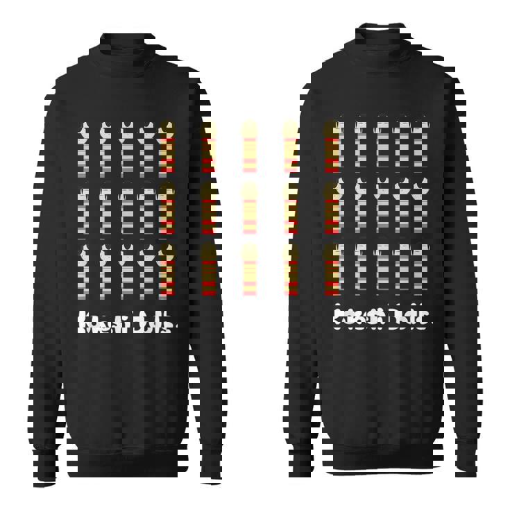 Kokeshi Dolls こけし 人形 着物 明治 大正 昭和 レトロ お土産 スウェットシャツ