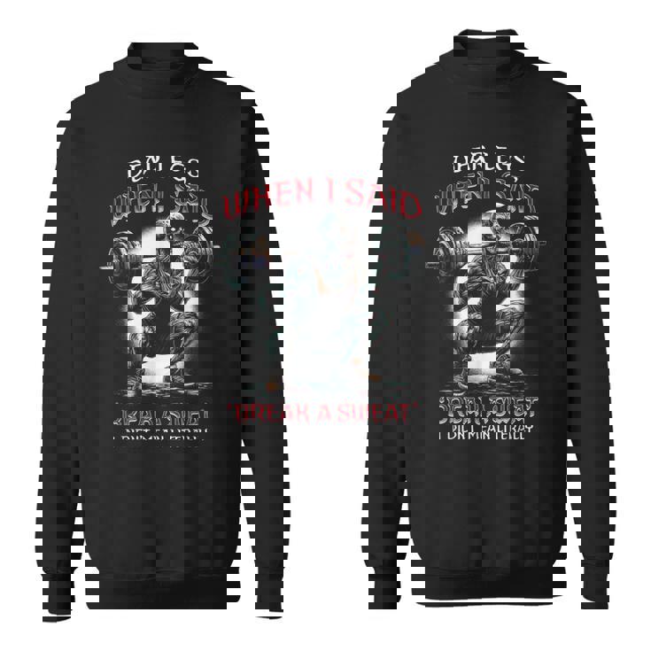 Leg Day 脚 ワークアウト ボディビルダー スクワット 健康 フィットネス ジム スウェットシャツ