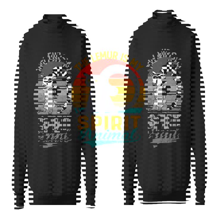 The Lemur Is Mypirit アニマルシャツ ファニーベンテージ キツネザル スウェットシャツ