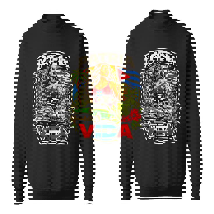 Libertad Make Cuba Great Again 地図 政治 自由 自由 スウェットシャツ