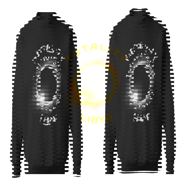Libya Total Solar Eclipse August 2 2027 Souvenirs Sweatshirt Unisex