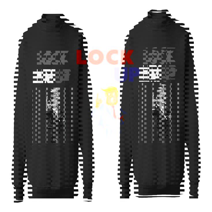 Lock Him Up Anti Trump Political スウェットシャツ