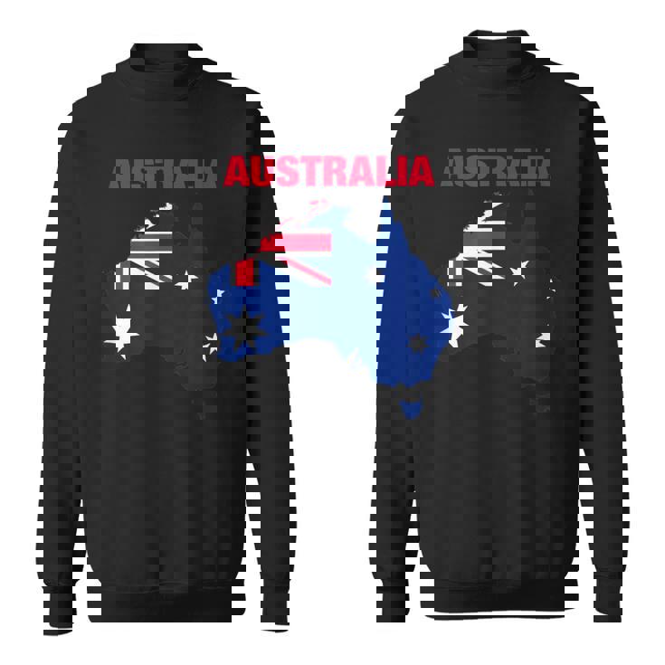 I Love Australia Enjoy Wear Australia Flag Graphic Cool スウェットシャツ