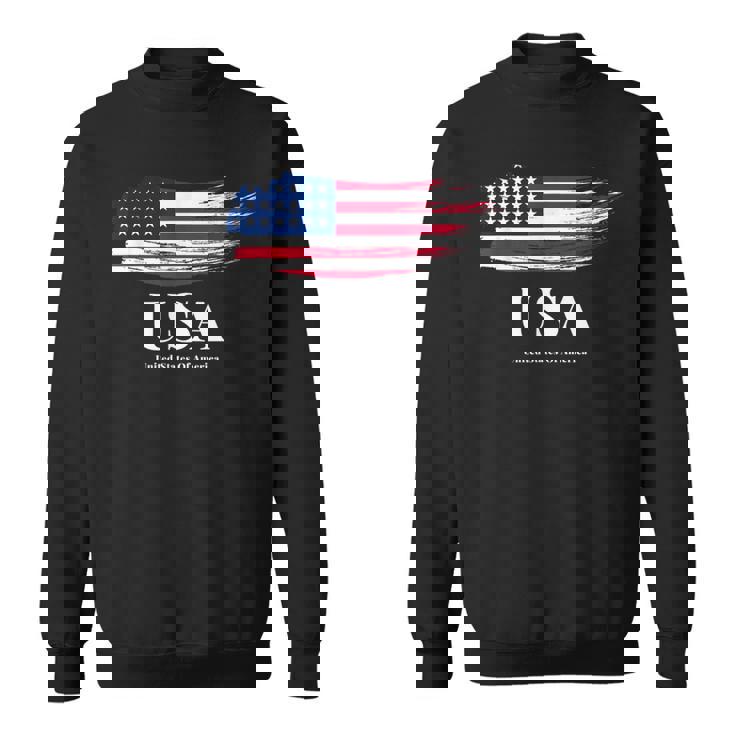 I Love Usa Cool Unitedtates Of America Flag T Usa スウェットシャツ