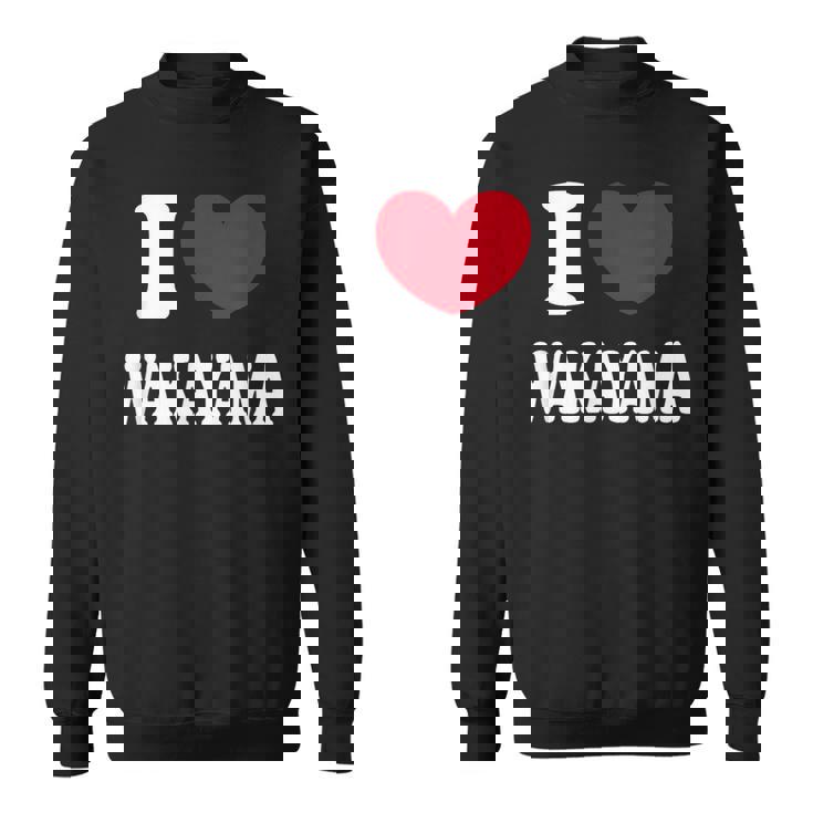 I Love Wakayama 和歌山が大好きです スウェットシャツ