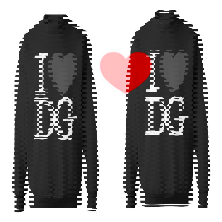 I Love ハート Dg スウェットシャツ