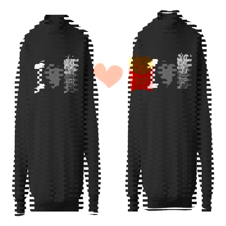 I Love フライドポテト ポテトラバーフライデー スウェットシャツ