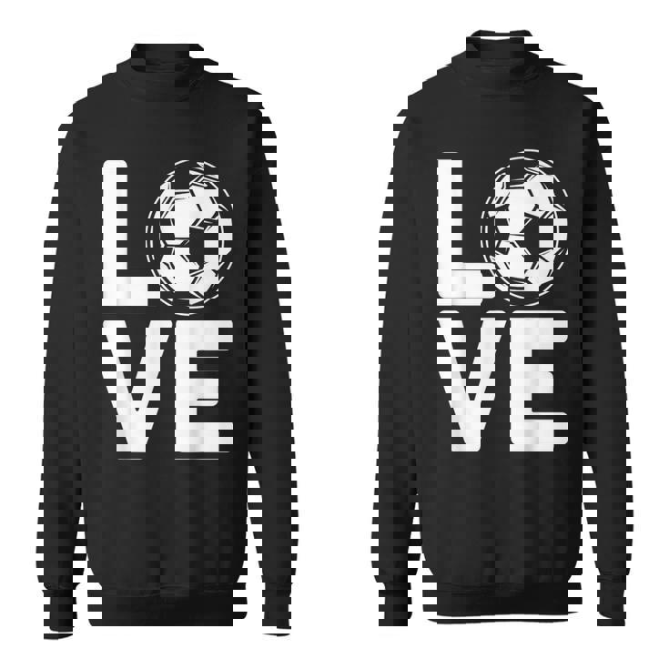 Loveoocer 愛を言うサッカー スウェットシャツ
