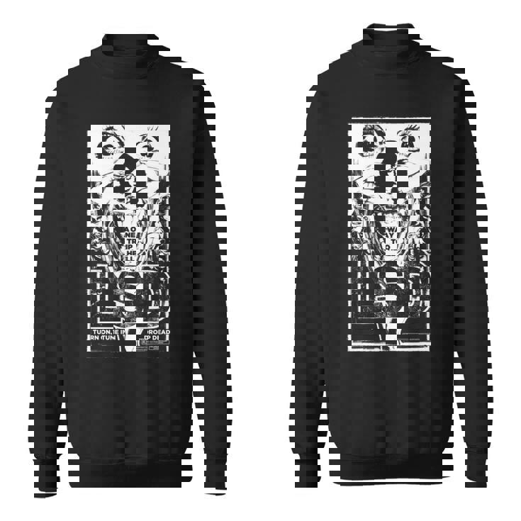 Lsd ヒステリア – レトログラインドハウスb-ムービーアート 長袖tシャツ スウェットシャツ