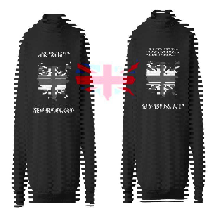 Make America Great Britain Again ドナルド・トランプ 面白いシャツ スウェットシャツ