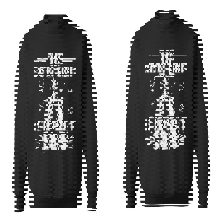 Marching Band Keeping It Saxy Saxophone Section Leader Tank Top Sweatshirt Unisex