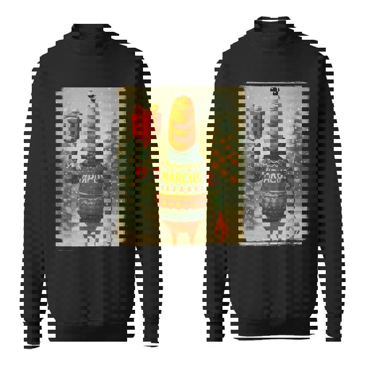 Marcus The Worm Christmas Ugly Sweater Sweatshirt