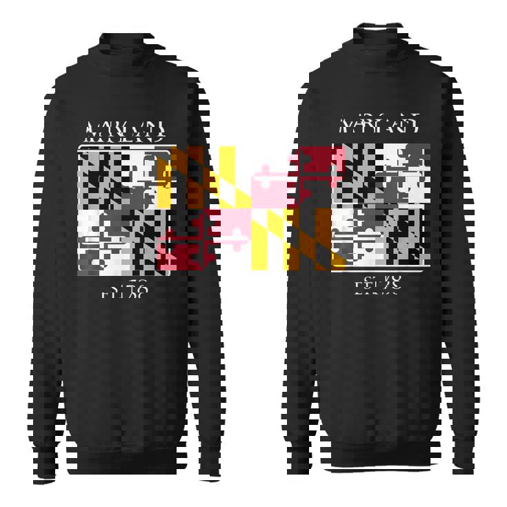 Maryland Flag 7Th Ustate 1788 Maryland Native スウェットシャツ