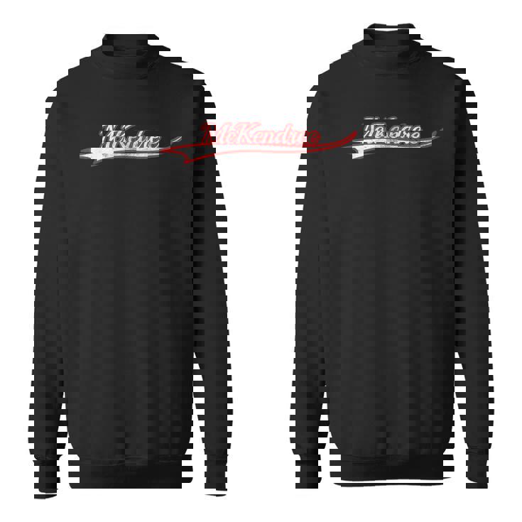 McKendree Illinois Lebanon Town Vintage Varsity Throwback Sweatshirt Unisex