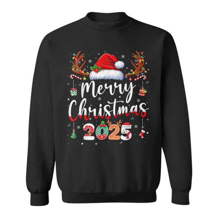 Merry Christmas 2025 Family Matching Christmas Pajamas Xmas Sweatshirt