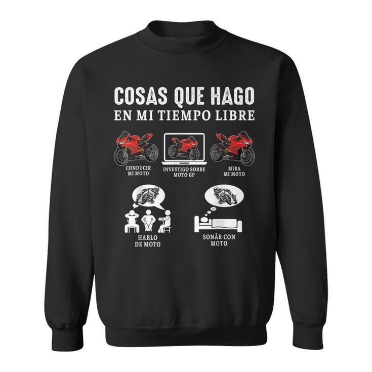 Moto Gp Motard Choses Que Je Fais Moto Gp Motard Drôle Sweater e
