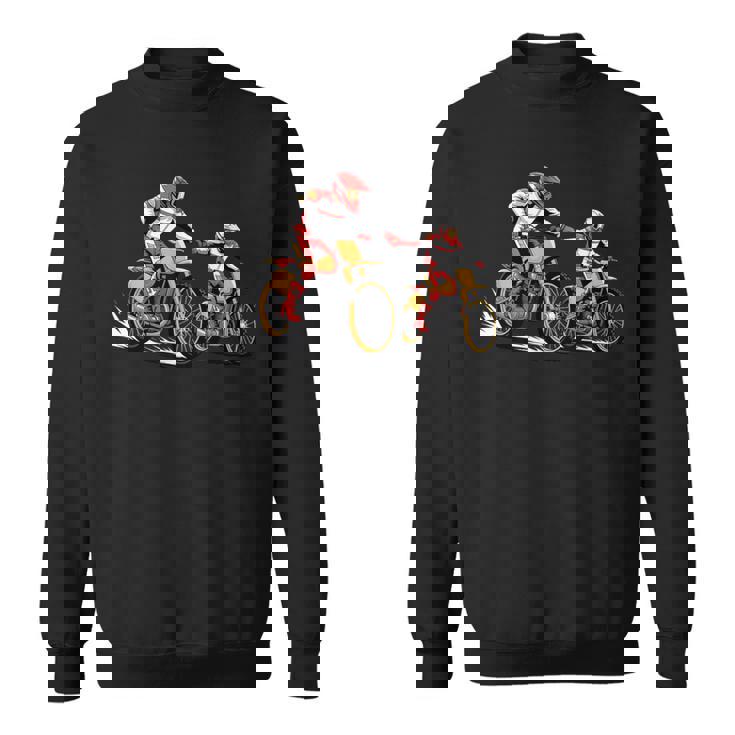 Motocross Padre E Figlio Moto Da Cross Festa Del Papà Felpa