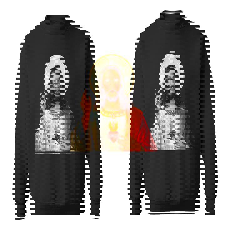 Myuperhero Is Jesus、Faith Love Godシャツ スウェットシャツ