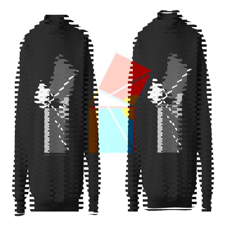 Nerdy Byrne's ピタゴラスの定理 幾何学 数学教師 Wt スウェットシャツ