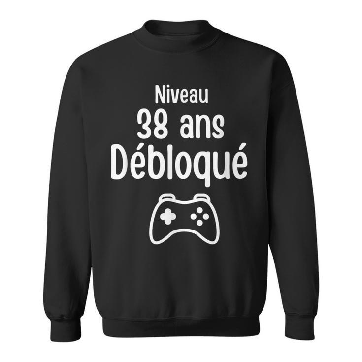 Niveau 38 Ans Débloqué Gamer Sweater e