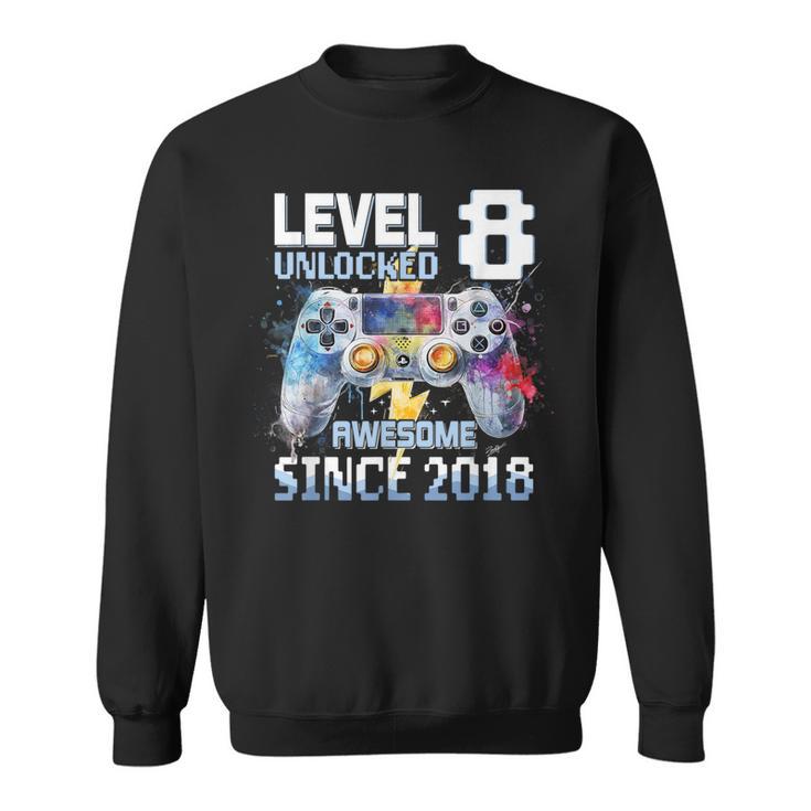 Nivel 8 Desbloqueado Cumpleaños Niño 8Vo Desbloqueadoideojuego Camisa de entrenamiento