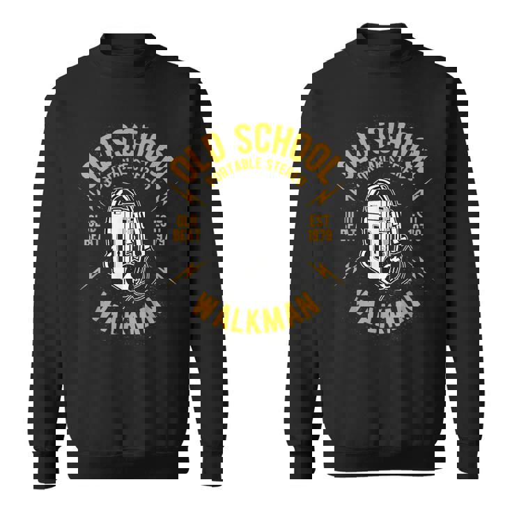 Oldchool Walkman Rocknroll And Music スウェットシャツ