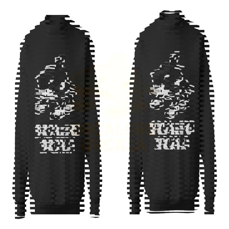 Orcalero Orcala 面白いイタリアンブレインロットスラングゲームミーム スウェットシャツ