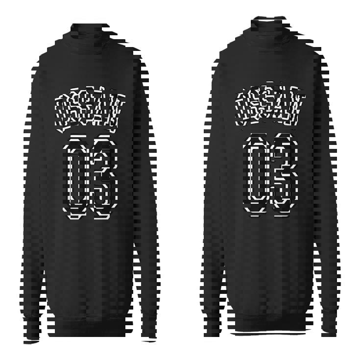 Ossan 03 オッサン（チームユニフォーム風）【変なデザイン屋さん】文字 面白い スウェットシャツ