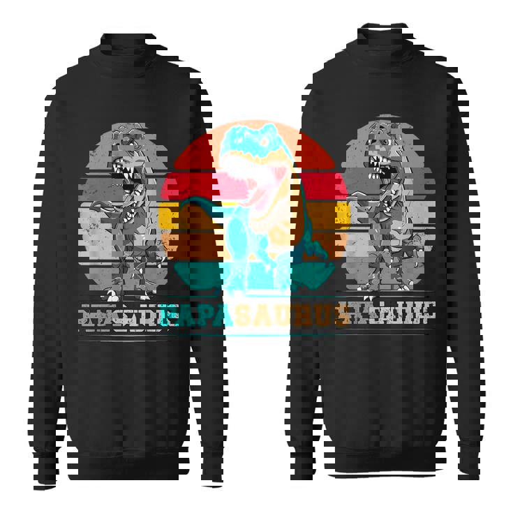 Papasaurus Daddy Rex Dinosaur Family Papaaurus Festa Del Papà Felpa